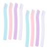 Healifty Facial Hair Remover Tool Kit Eyebrow Razor for Men Stainless Steel Eyebrow Trimmer Makeup Tool Portable 12pcs view 1