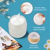 12 Pack Frosted Glass Jar Cosmetic Cream Jar Sample Jars Empty Travel Makeup Container For Cream Lotion Lip Balm Eyeshadow (10g) view 2