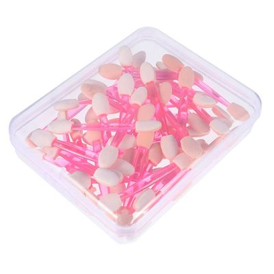 Beaupretty 50pcs Double-headed Eyeshadow Brushes for Eye Makeup Compact and Skin-friendly for Artists and Beauty Shops Handles Box