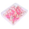 Beaupretty 50pcs Double-headed Eyeshadow Brushes for Eye Makeup Compact and Skin-friendly for Artists and Beauty Shops Handles Box view 1