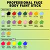 CCbeauty Witch Green Face Paint Stick, Face Painting Kit, Dark Green Cream SFX Makeup Foundation, Professional Body Paint for St. Patrick's Day, Halloween Costume Party, Grinch Hulk Monster Makeup view 4