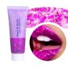 DAGEDA Body Glitter Gel, Face Glitters Body Gel Sequins Shimmer Liquid Eyeshadow, Chunky Glitter for Face Hair Nails, Holographic Cosmetic Laser Powder Festival Glitter Makeup 50ml(Fuchsia) view 1