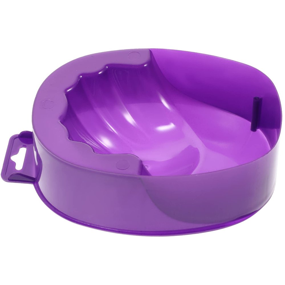 Manicure Soaking Bowls Nail Art Hand Soak Treatment Bowls Soaking Soak Bowl Purple Nail Art Polish Removal Wash Soaker Tray Manicure Spa Tools