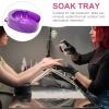Manicure Soaking Bowls Nail Art Hand Soak Treatment Bowls Soaking Soak Bowl Purple Nail Art Polish Removal Wash Soaker Tray Manicure Spa Tools view 2