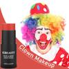 CCbeauty Red Face Paint Stick, Face Painting Kit, Full Coverage SFX Makeup Foundation, Professional Non-Toxic Body Paint for Halloween Costume Party, For Clown, Devil, Demon, Spider Makeup view 4