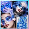 DAGEDA Body Glitter Gel, Face Glitters Body Gel Sequins Shimmer Liquid Eyeshadow, Chunky Glitter for Face Hair Nails, Holographic Cosmetic Laser Powder Festival Glitter Makeup 50ml(Blue) view 4