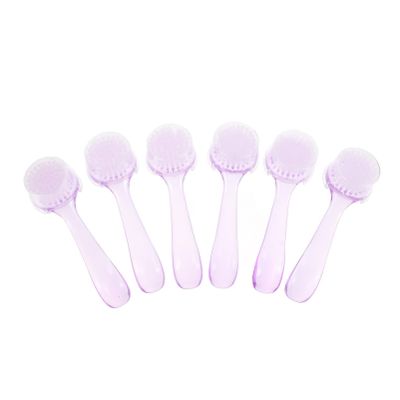 Beaupretty 6pcs Nail Dust Cleaning Brushes Soft Bristle Nail Cleaner Tool for Manicure Portable Cover for Easy Storage for Dust Removal and Cleaning