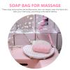 Beaupretty 8pcs Face Cleaning Foaming Net Pouches Exfoliating Mesh Soap Bags for Lathering Convenient for Travel for Skin Brightening and Oil Removal view 3