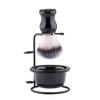Aethland Men's Shaving Brush and Bowl Set, 3 in 1 Synthetic Shaving Brush with Alloy Shaving Stand & Shaving Soap Bowl Shave Brush Kit for Men Husband Father Birthday Boyfriend Valentines Day Gifts view 1