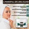 40 Percent Urea Cream and Tea Tree Oil Foot Soak with Epsom Salts - Intensive Hydration - Helps Athletes Foot - Irritated Skin - Foot Odor view 4