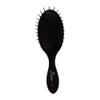 Essential Oval Hair Brush by BeaverStrong, Detangling Hair Brushes with capped soft nylon bristles and air cushion base (Charcoal Black) view 1