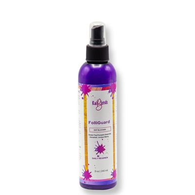 Kai Blends Folliguard DHT Blocker Serum Anti-Thinning and Hair Loss (8oz) w/ Green Tea , Horsetail Extract, Saw Palmetto, Pumpkin Seed, 5+ DHT Herbal Actives, Regrow Hair, Hand Crafted, No Sulfates, Natural Preservatives, For Men & Women