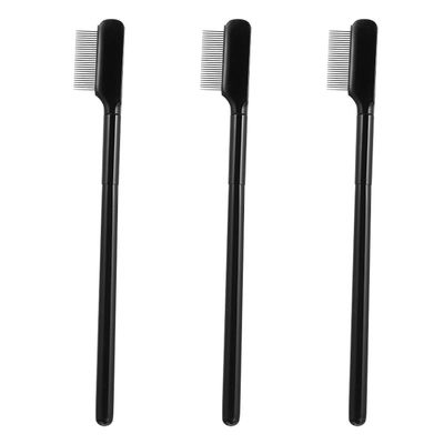 FOMIYES 3pcs Eyebrow Comb Handle Single-sided Eyelash Brush for Precise Mascara Application for Eyebrow Shaping and Eyelash Separation