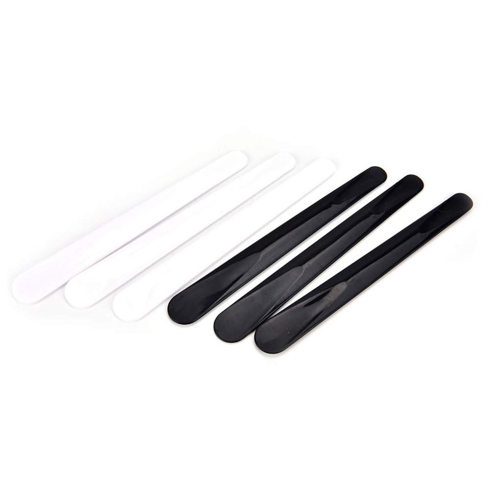 Beaupretty 10pcs Makeup Spatula for Facial Masks Frosted Tip Applicators White and Black for Mixing and Sampling Creams and Lotions Durable and Easy to Grip