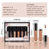 6 Colors Liquid Glitter Eyeliner,Glitter Eyeshadow ,Waterproof Long Lasting Makeup Kits (A) view 2