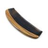 Liasun Natural Ox Horn Pocket Hair Comb, 100% Handmade Premium Quality Anti-Static Comb Without Handle - Buffalo Horn Oval Fine Tooth, Green Sandalwood view 3