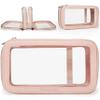 BEAUTYGOODIES Clear Makeup Bags for Women, Transparent Makeup Organizer Bag, Cosmetic Bag, Travel Cosmetic Case, Toiletry and Make Up Bags for Women, Purse Pouch for Travel, Home and Office view 1