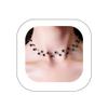 Asphire Bohemian Vintage Black Crystal Choker Necklace Black Beaded Wave Necklace Boho Collar Necklace Prom Party Festival Accessories for Women (Style 3) view 1