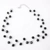 Asphire Bohemian Vintage Black Crystal Choker Necklace Black Beaded Wave Necklace Boho Collar Necklace Prom Party Festival Accessories for Women (Style 3) view 2