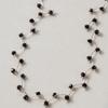 Asphire Bohemian Vintage Black Crystal Choker Necklace Black Beaded Wave Necklace Boho Collar Necklace Prom Party Festival Accessories for Women (Style 3) view 3
