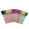 Beaupretty 100pcs Disposable Eyelash Applicator Wands Crystal Rod Makeup Brushes for Mascara Eyelash Extensions Portable and Easy to Use for Salon Home Use view 3