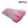 Beaupretty 100pcs Disposable Eyelash Applicator Wands Crystal Rod Makeup Brushes for Mascara Eyelash Extensions Portable and Easy to Use for Salon Home Use view 4