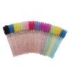 Beaupretty 100pcs Disposable Eyelash Brushes Crystal Rod Green Applicator for Mascara and Eyelash Makeup Easy to Use Portable for Salon Home view 4