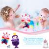 Nuenen 2 Pcs Bath Loofahs Kids Toddler Cute Cartoon Bath Sponges Loofah Pouf Body Scrubber Mesh Sponges for Children Shower Washing Exfoliating(Unicorn, Princess) view 4