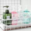4pcs Empty Shampoo Bottles, Refillable Dispenser Toiletries Containers, Plastic Square Pump Bottles for Lotions, Shampoos, Conditioner, Hand Wash, Fit for Kitchen Bathroom (450ml/15oz) view 2