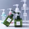 4pcs Empty Shampoo Bottles, Refillable Dispenser Toiletries Containers, Plastic Square Pump Bottles for Lotions, Shampoos, Conditioner, Hand Wash, Fit for Kitchen Bathroom (100ml/3.3oz) view 3