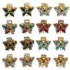2 Set of 8 16 Count JCGY Mini Hair Claws Butterfly Metal Claw Clips Gold Tone Women Girls U86425-2434-8-2 view 1