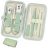 Aceoce Manicure Set Business Gifts Handheld Sized, Nail Clippers Set Tools Luxurious Manicure Set Professional Stainless Steel Nail Clippers with Travel Case for Men Women Teens Parents Colleagues view 1
