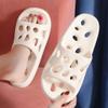 GHYUB Shower Sandal Slippers with Drainage Holes Quick Drying Bathroom Slippers Gym Slippers Soft Sole Open Toe House Beach Slippers for Men and WomenEVA Material (Color : White, Size : EUR39-40) view 3
