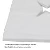 100pcs Disposable Face Cradle Covers, Hole Design Good Water Absorption SPA Towels Massage Face Covers/Headrest Covers for Beauty Salons(White) view 3