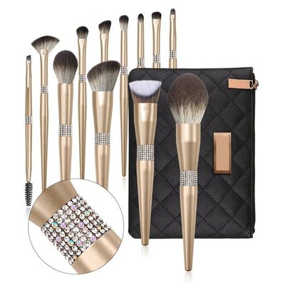 XIXIDIAN Makeup Brushes Sets -12pcs Cosmetic Brushes Set-Makeup Brushes Set for Lady-Best Gift for Sisters,Girlfriend,Wife and Daughter