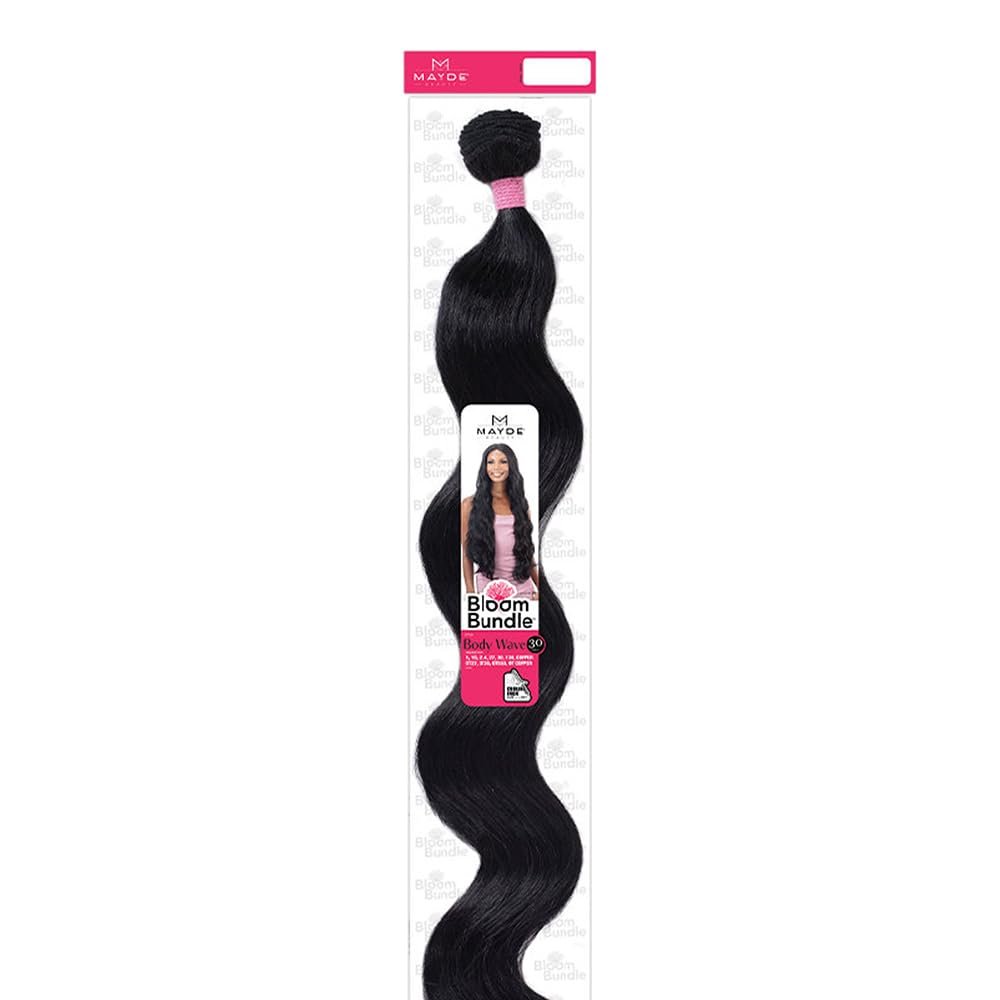 Mayde Beauty Bloom Bundle Weave BODY WAVE 30" (2 Dark Brown, 1-Pack)