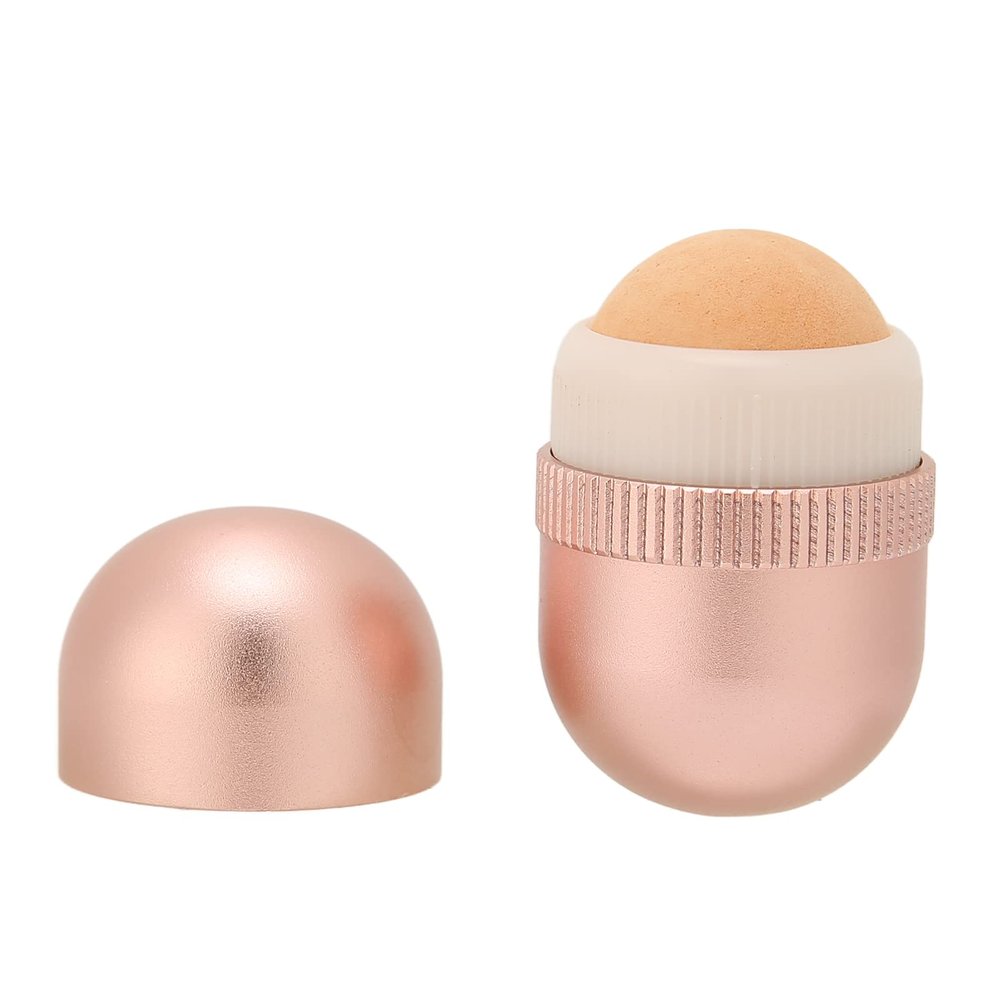 Demeras Reusable Oil Absorbing Roller, Absorb Excess Oil Volcanic Oil Absorbing Roller Reusable for Oily Skin