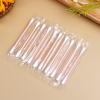 200 Pack Cotton Swabs, Individually Wrapped Cotton Swab, Individually Wrapped Double Tipped Paper Sticks for Ear, Make-up(Spiral-Round End) view 4