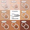 2 Pack Matte Face Powder, Control Oil Brighten Skin Color Cover Blemish Makeup Face Setting Loose Setting Powder Foundation206-Tan view 4