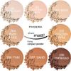2 Pack PHOERA Matte Face Powder, Control Oil Brighten Skin Color Cover Blemish Makeup Face Setting Setting Powder Foundation (207-Sand) view 3