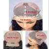 13x4 Brazilian Straight Virgin Human Hair Lace Front Wig 180% Density With Baby Hair Glueless Soft Straight Wigs for Black Women Human Hair Natural Color (28 Inches) view 3