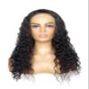13X4 Water Curl Lace Front Wig Unprocessed Brazilian Human Hair Wig for Black Women 180% Density With Pre Plucked Baby Hair Natural Color (28 inches) view 1
