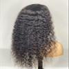 13X4 Water Curl Lace Front Wig Unprocessed Brazilian Human Hair Wig for Black Women 180% Density With Pre Plucked Baby Hair Natural Color (28 inches) view 4