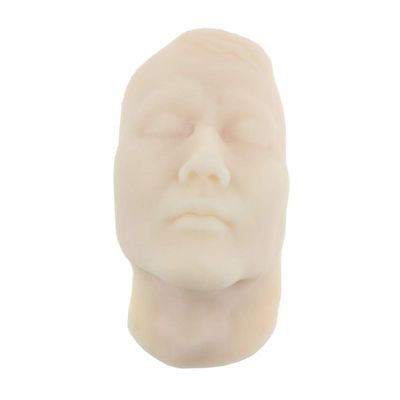 Backbayia Head Model Silicone Facial Teaching Model Mannequin Makeup Model for Massage Physiognomy