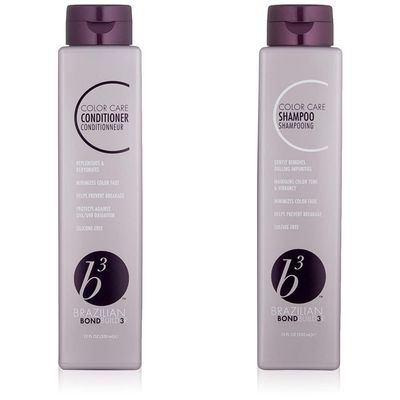 B3 BRAZILIAN BONDBUILDER Color Care Conditioner, 12 Fl Oz & B3 Brazilian Bondbuilder Color Care Shampoo, 12 Fl Oz