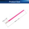 Bettomshin Disposable Lipstick Gloss Wands, Disposable Lip Brushes, Make Up Lip Brush, Lipstick Lip Gloss Wands Applicator Tool, with Soft Brush Head Makeup Kits, Rose Red Color, 50Pcs view 2