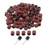 100Pcs 12.7mm Drum Sanding Bands for Nail Power Drills Accessories with 2Pcs Mandrel Nail Art Manicure Pedicure Polishing Tools DUO ER (Color : Grit 600) view 1