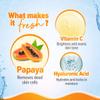 Aqualogica Glow+ Smoothie Face Wash | with Vitamin C & Papaya | Gently Cleanses Dirt & Impurities | Helps Reveal Healthy Glowing Skin | 3.38 Fl Oz/100ml view 4