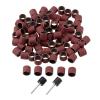 100Pcs 12.7mm Drum Sanding Bands for Nail Power Drills Accessories with 2Pcs Mandrel Nail Art Manicure Pedicure Polishing Tools DUO ER (Color : Grit 180) view 1