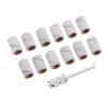 100Pcs 6.3mm Drum Sanding Band Nail Drill Bits 1Pc Band Mandrel 2.35 Shank Polishing for Metals Woods Dremel Accessories DUO ER (Grit : Grit C) view 3